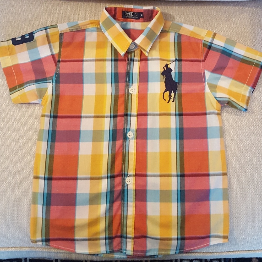 Polo Ralph Lauren BIG PONY Boys' Shirt; Size 4/6